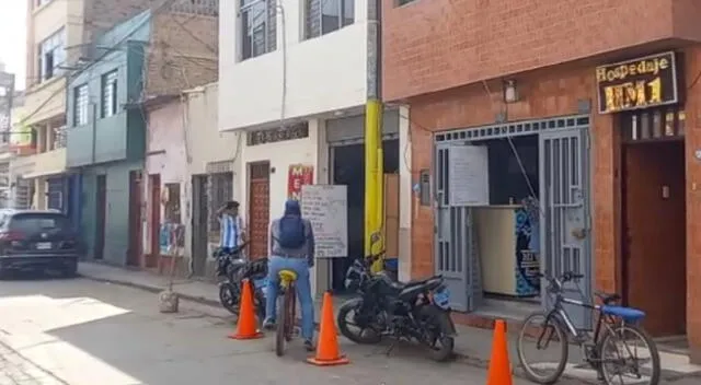 Hostal donde fue encontrada ecuatoriana sin vida.