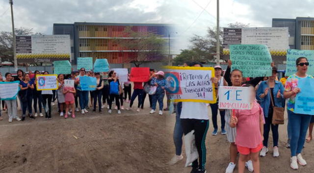 Padres de Chiclayo esperan que sus hijos puedan retornar a las aulas para culminar el Año Escolar 2023.