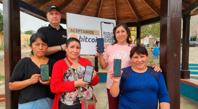 Pobladores de Pachacámac señalaron que les va muy bien con el uso del bitcoin.