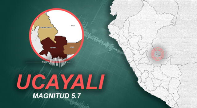 Fuerte sismo de magnitud 5.7 se registró en Ucayali