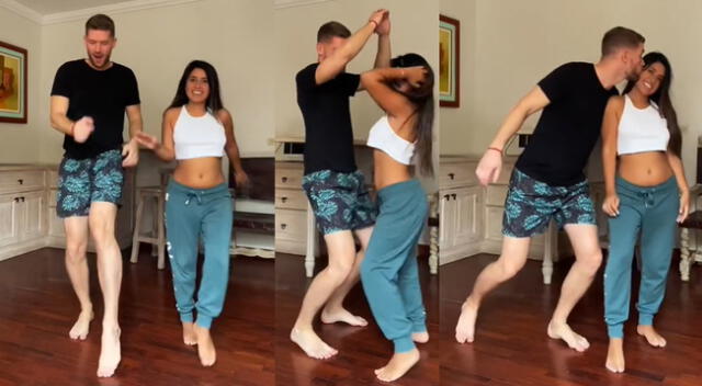 Joven peruana y su novio francés llamaron la atención en las redes sociales con su particular baile.