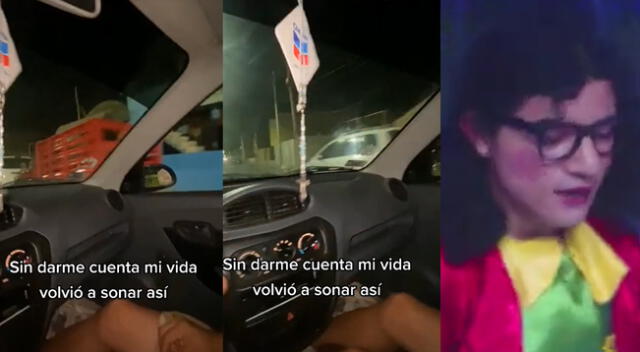 Chilindrina huachana protagonizó peculiar escena dentro de vehículo y video se hizo viral en TikTok.