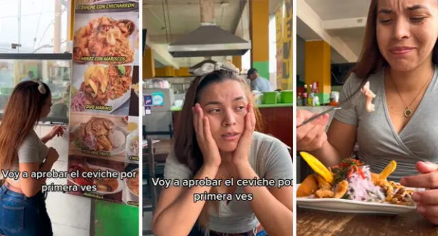 ¿Cómo reaccionó la venezolana tras probar el ceviche?