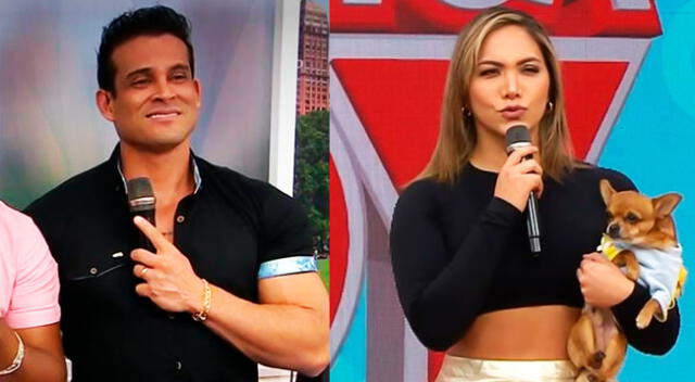 Christian Domínguez se reencuentra con Isabel Acevedo y Hércules, perrito que adoptó con ella