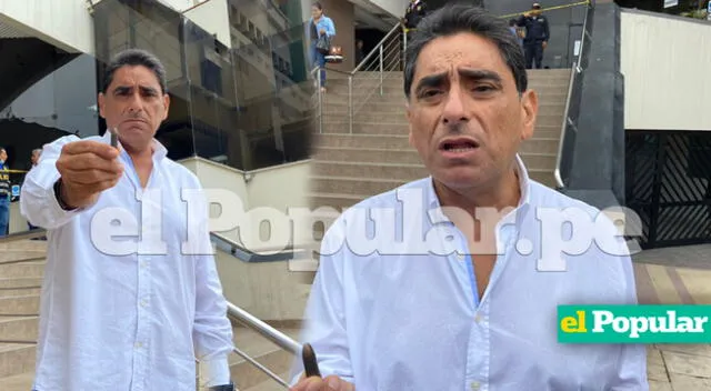 Carlos Álvarez denuncia que le dejaron bala en su casa.