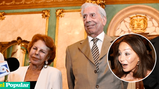 Mario Vargas Llosa y su exesposa Patricia Llosa se dejan ver juntos.