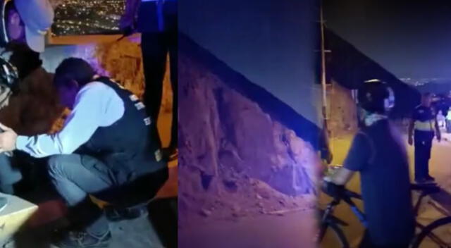 Ciclista es asaltado por tres hampones cuando subía al cerro San Cristóbal, en el Rímac.