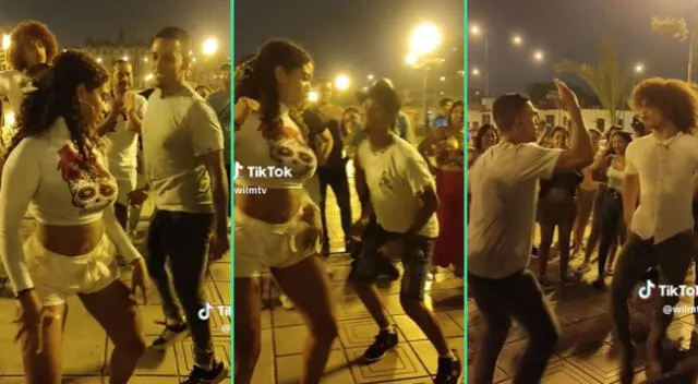 Los venezolanos la 'rompieron' bialando tambor en plena calle.