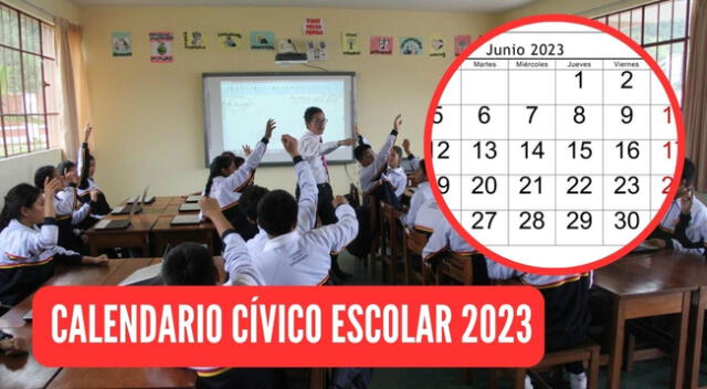 Estas son las fechas más importantes para el mes de junio en el calendario cívico escolar 2023.