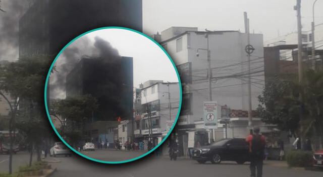 Vivienda se incendia frente al Hospital Rebagliati, en Jesús María.