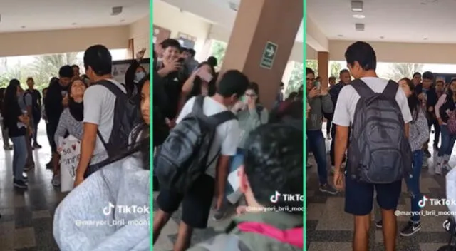 La escena fue viral en TikTok.