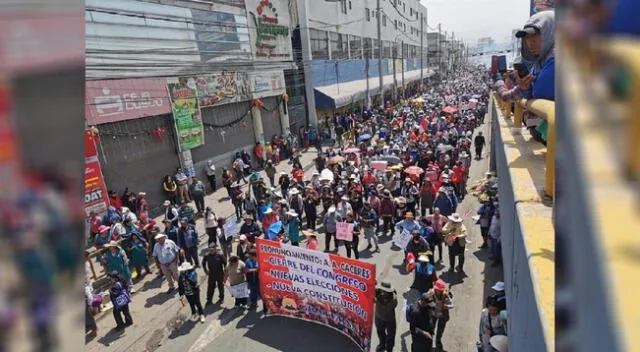 Comerciantes marcharán a Lima por protestas.