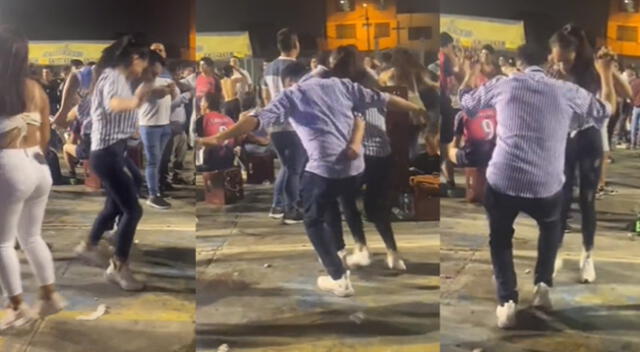 Jóvenes peruanos se lucieron bailando huayno en plena fiesta y son un éxito en las redes sociales.