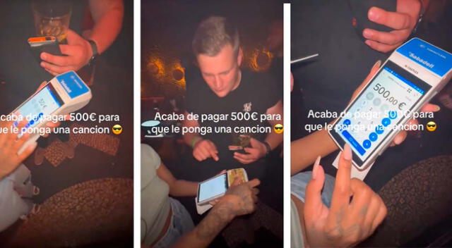 Joven desembolsó una exorbitante suma de dinero en una discoteca.