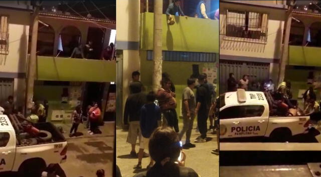 Vecinos señalan que policías demoraron en llegar para llevarse al presunto delincuente.