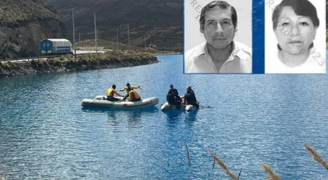 Policía encuentró cuerpos de esposos que cayeron a la laguna Shuruca en Junín