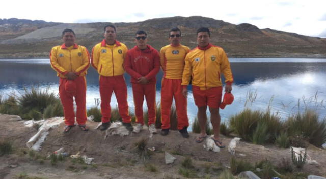 La brigada de búsqueda y rescate salvataje de la PNP a cargo de ST2.PNP Baca Rojas Edgard viajaron de Lima a Huancayo