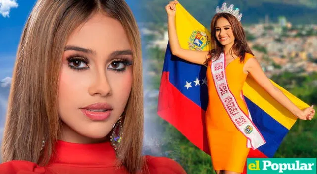 Ella es Krisangel Cárdenas, la venezolana que fue coronada como Miss Teen Internacional.