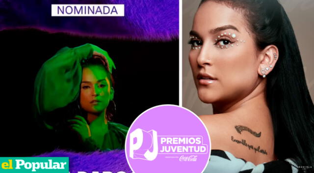 Daniela Darcourt está nominada a los Premios Juventud y aquí te damos el paso a paso para votar por ella.