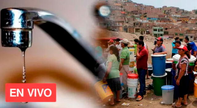 Diferentes distritos sufrirán corte de agua este viernes 16 de junio.