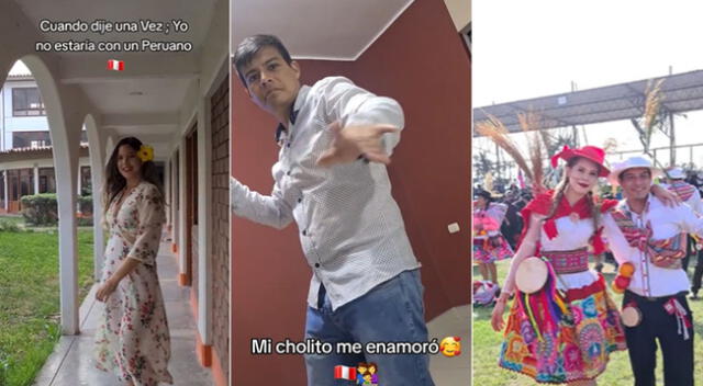 El amor de la venezolana con su pareja peruana ha causado furor en internet.