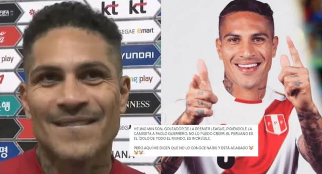 Paolo Guerrero es tendencia en Twitter tras partido de Perú contra Corea del Sur en Busan.