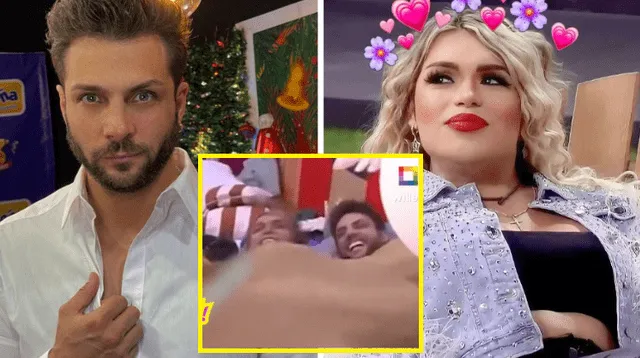 Nicola Porcella hace de las suyas en 'La casa de los famosos'.