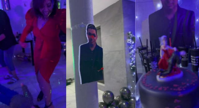 La familia de la señora le organizó una peculiar fiesta de divorcio y temática es viral en TikTok.