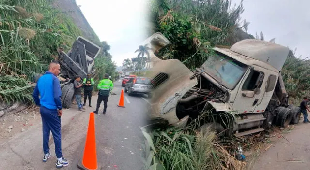 Se generó un poco de congestión vehicular en la zona.