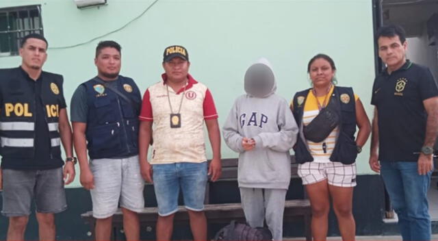 Menor encontrada por efectivos de la policía en Tumbes.