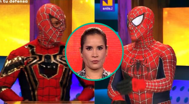 Spiderman's llegan a programa de Lizbeth Cueva para presentar su caso: "Telarañas de traición"
