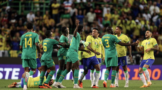 Brasil sin técnico no pude alcanzar  buenos resultados cayó ante Senegal.