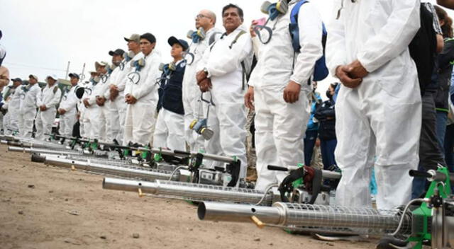 Máquinas de fumigación eran procedentes de Pucallpa y Piura.