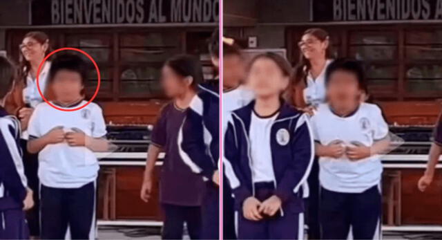 Niño canta "Mi querido viejo" a su padre fallecido y escena es viral en TikTok.