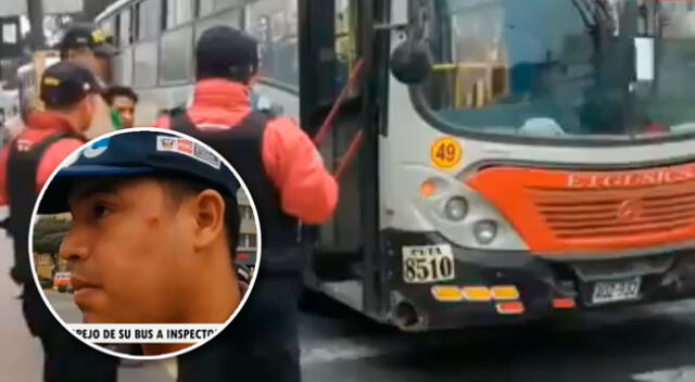 Inspector de la ATU señaló que conductor del bus cometió una infracción.