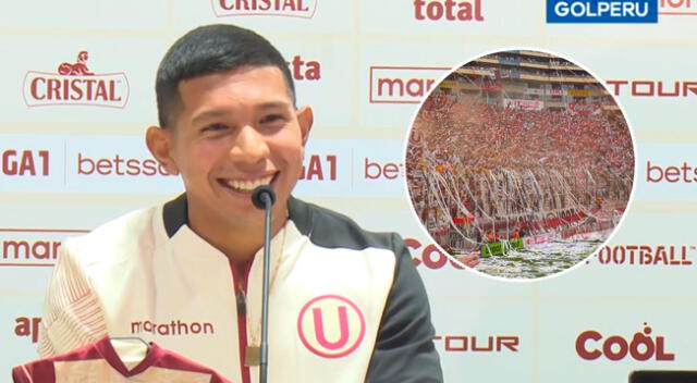 Universitario presentó a Edison Flores.