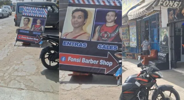 La barbería peruana se robó la atención de miles de usuarios en TikTok por su publicidad.