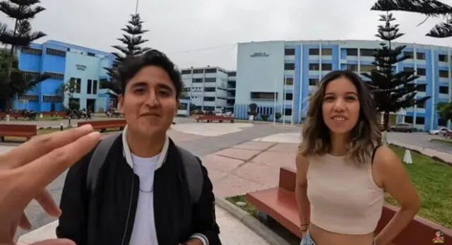 Los jóvenes peruanos visitaron la UNAC y quedaron en 'shock' por el diseño de la institución.