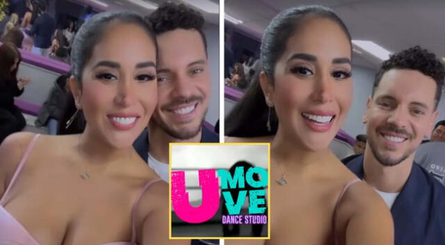 ¿Con canje? Melissa Paredes y Anthony Aranda presumen inauguración de su escuela de baile