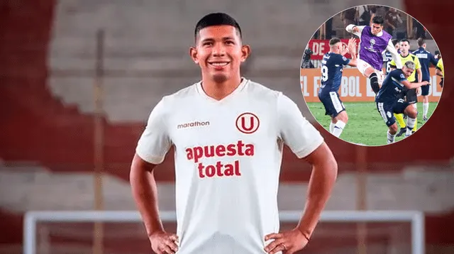 Edison Flores estuvo presente en el partido de Universitario ante Gimnasia en el Estadio Monumental