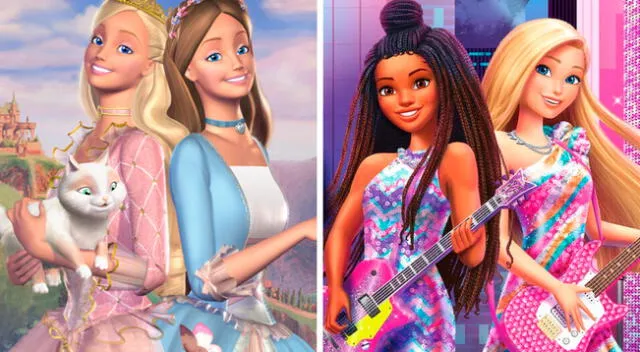Estas son todas las películas animadas de Barbie.