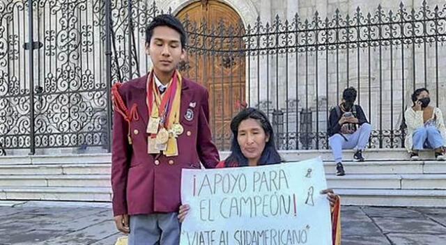 Joven talento pide ayuda para viajar.