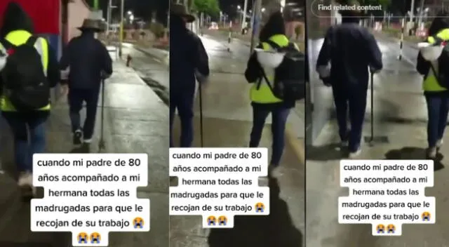 El señor voluntariamente quiere acompañar a su hija a la estación de buses.