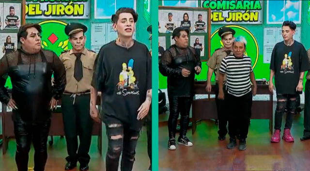 Kunno se une a los cómicos de "Jirón del humor" y protagonizan sketch con su clon.