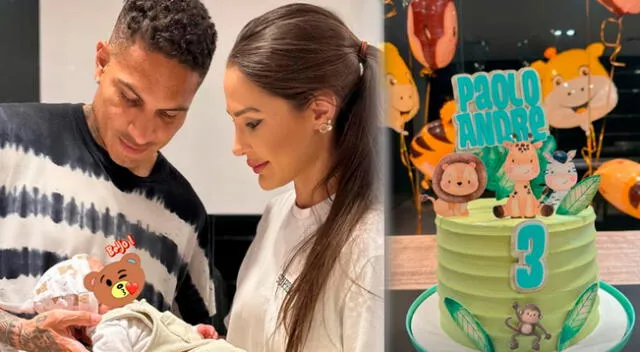 Paolo Guerrero y Ana Paula Consorte celebran un mes más de vida de su hijo.