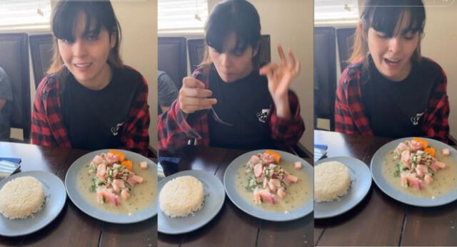 Joven chilena comió ceviche por primera vez y su peculiar reacción es viral en TikTok.