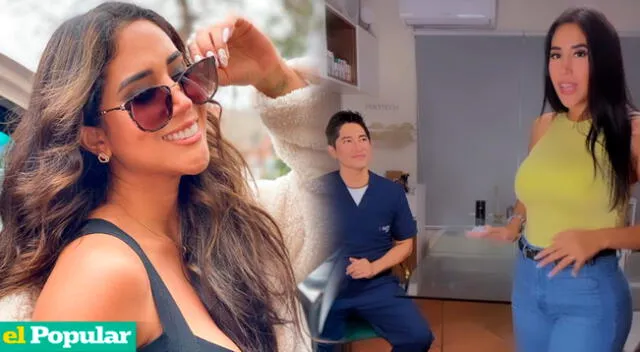 Melissa Paredes se hace retoquitos con el Dr. Fong.