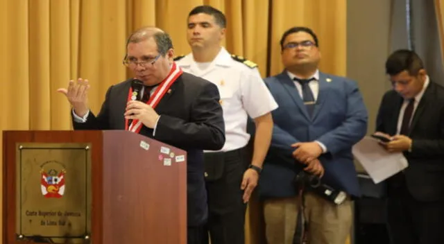 El presidente del Poder Judicial Javier Arévalo Vela dijo que su institución no libera a los delincuentes
