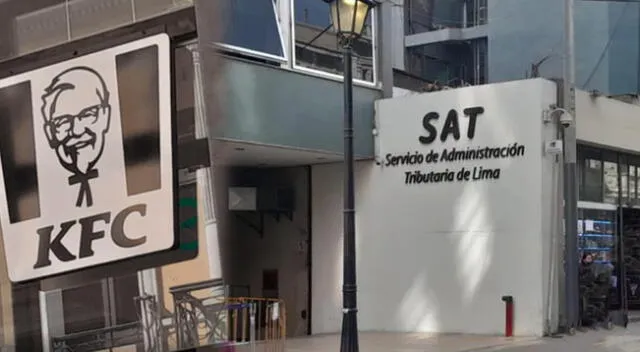 Carteles de diferentes empresas en el Centro de Lima son de color negro.