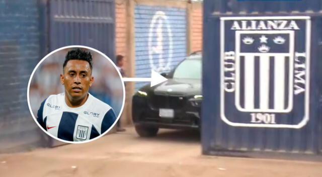 Christian Cueva se retiró del entrenamiento de Alianza Lima sin sumarse a las prácticas.